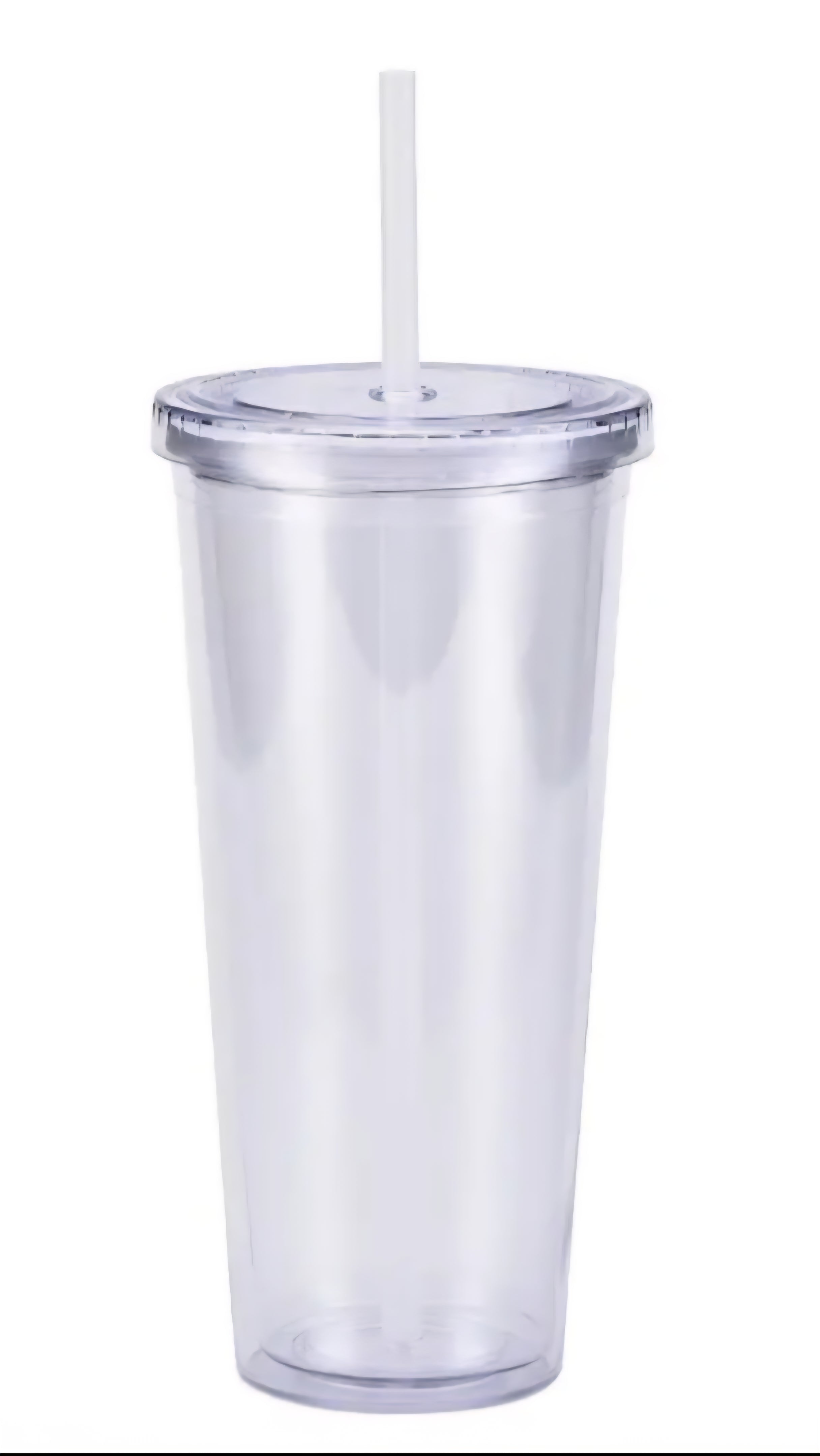 24oz Acrylic Snowglobe (Includes decorated lid and charms)