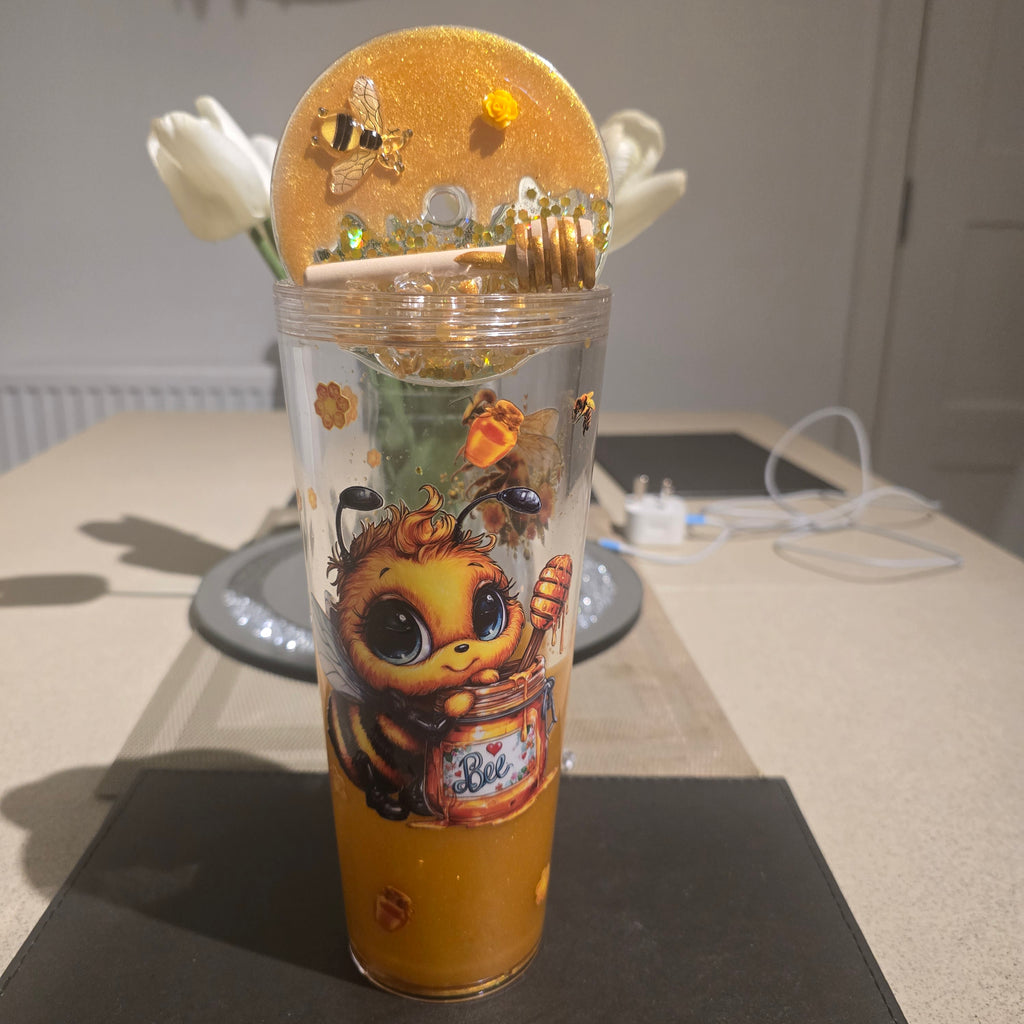 24oz coldcup lava drip tumbler - Bee design