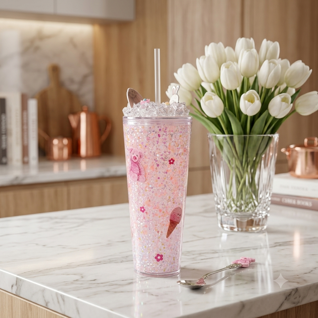 24oz coldcup snowglobe - Jellycat